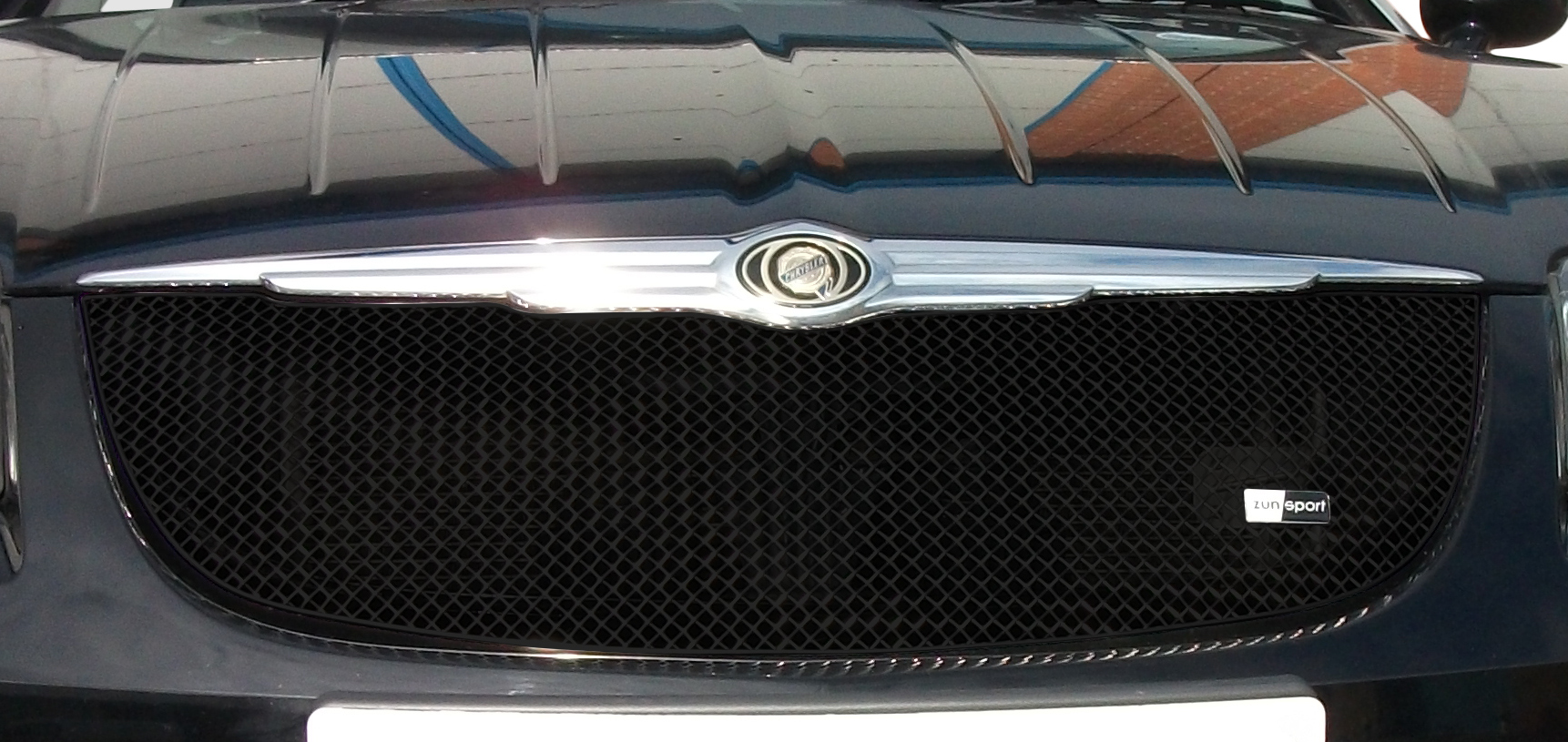 ZUNSPORT BLACK FRONT UPPER GRILLE for CHRYSLER CROSSFIRE 2004-08 ZCR45104B