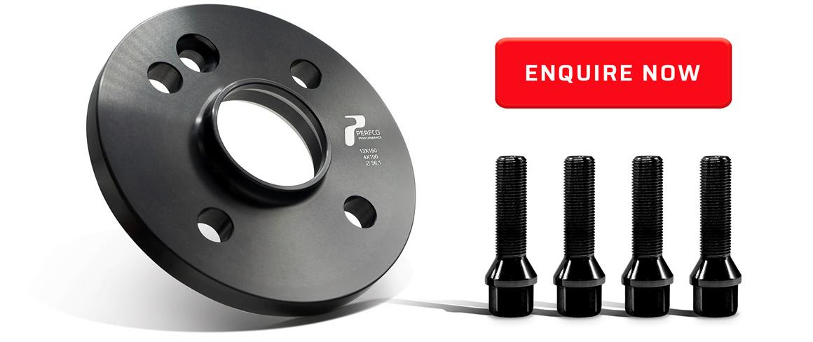 15mm Black Wheel Spacers For Audi A6 2014+ – 5x112 66.6CB With Extended Bolts