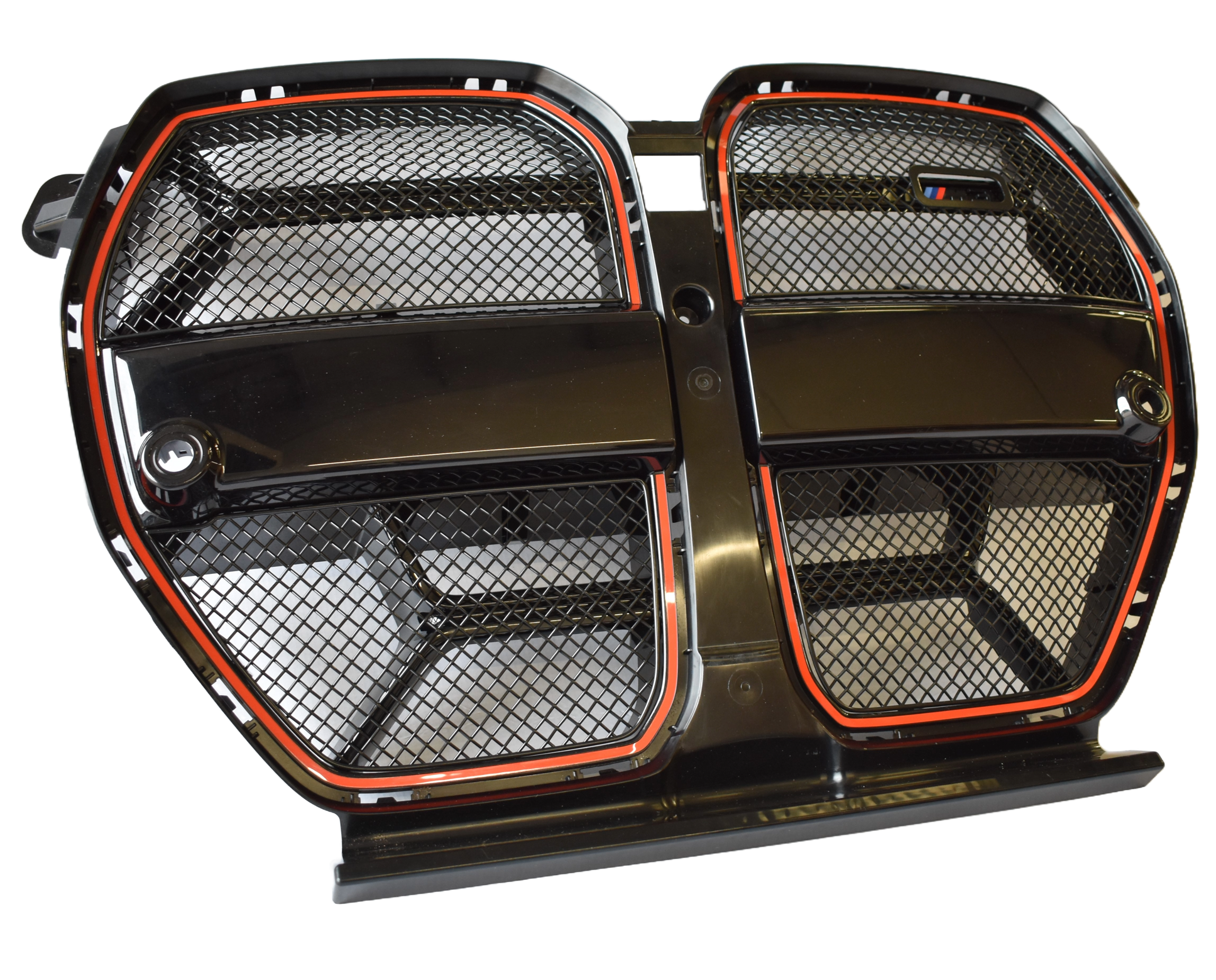 ZUNSPORT Black Front Grille Mesh Set with cut out for BMW G8X M3 M4 CS M4 CSL