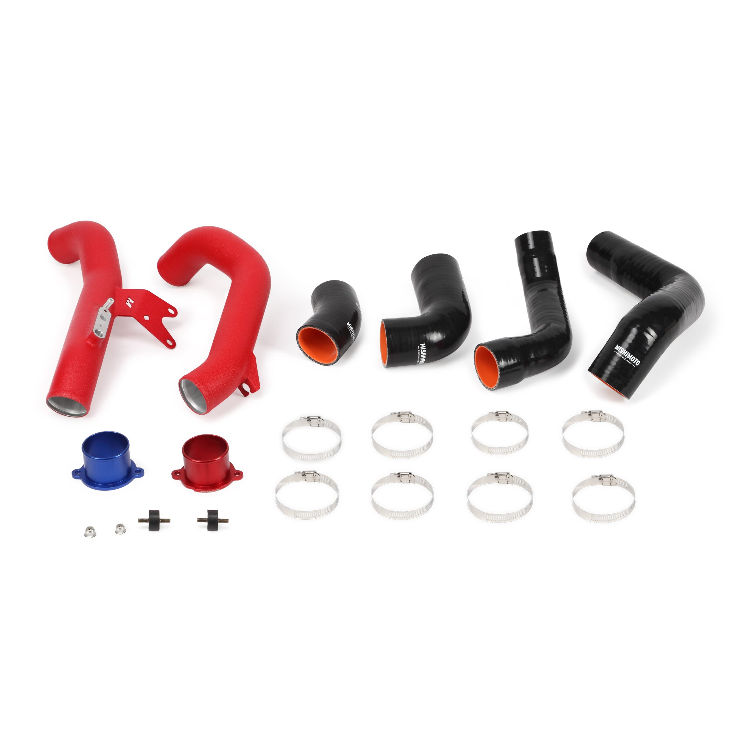 Mishimoto Honda Civic 1.5T Intercooler Pipe Kit, 16-21, Wrinkle Red