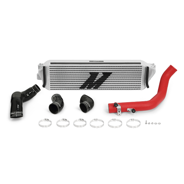 Mishimoto 17-21 Honda CTR Intercooler Kit, Silver w/ Wrinkle Red
