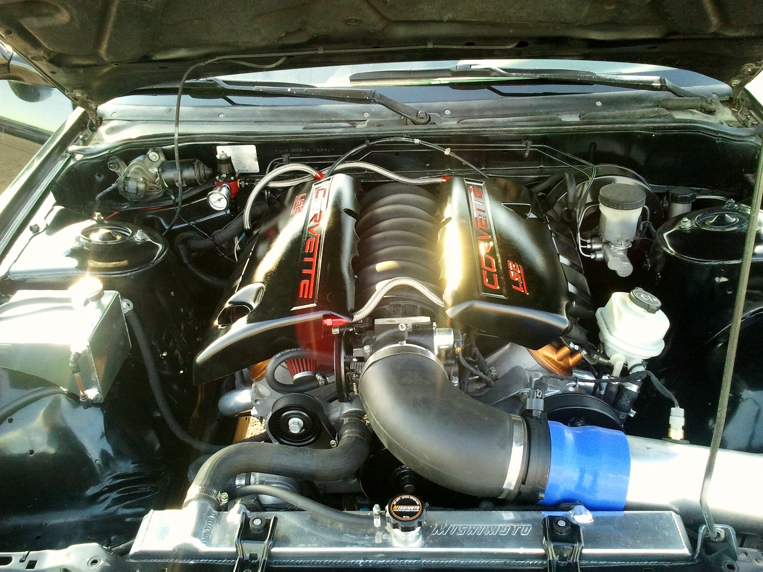 Mishimoto Nissan 240SX w/ KA Performance Radiator, 1995-1998