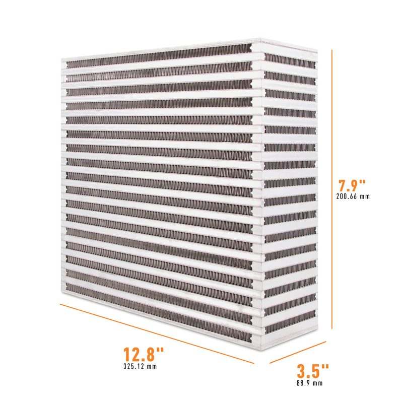 Mishimoto Universal Air-to-Air Race Intercooler Core, 12.80" x 7.90" x 3.50"
