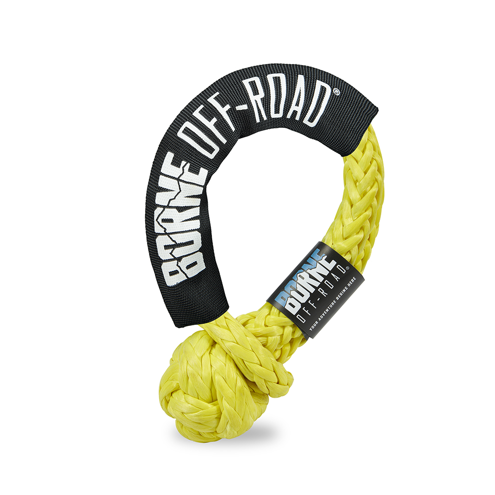 Mishimoto 7/16" X 20" Soft Shackle, Yellow