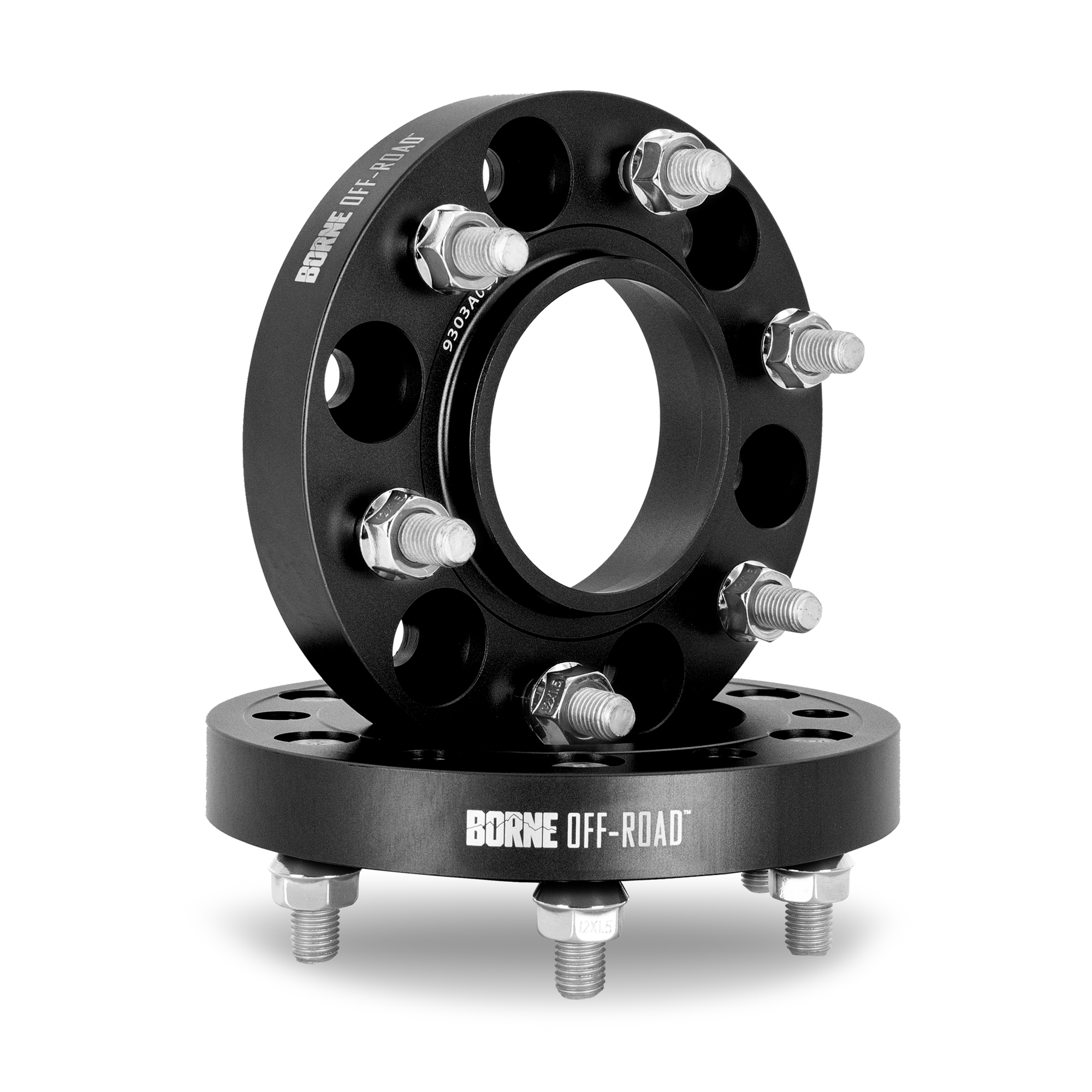 Mishimoto Borne Off-Road Wheel Spacers, 6x139.7, 106, 25, M12, Black