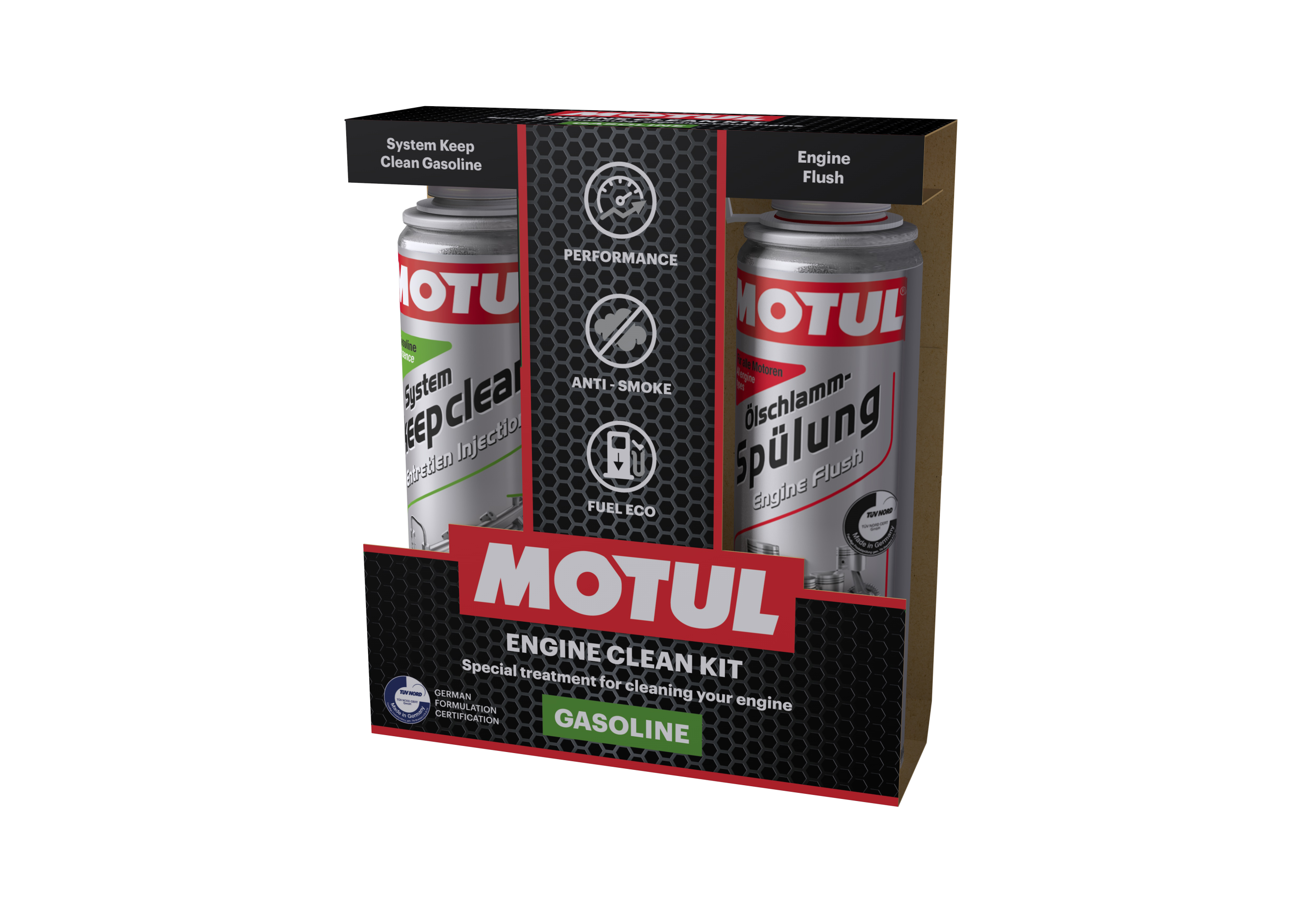 MOTUL ENGINE CLEAN KIT GASOLINE 600ml