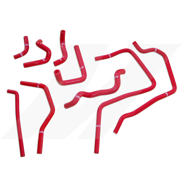 Mishimoto Subaru WRX Silicone Ancillary Hose Kit, 2002-2005, Red