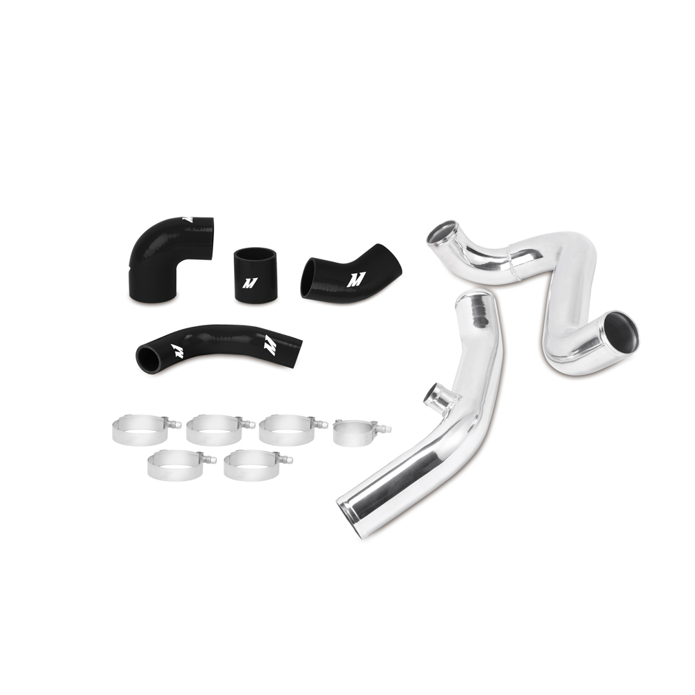 Mishimoto Mitsubishi Lancer Evolution VII/VIII/IX Upper Intercooler Pipe Kit, 2001-2007, Black Hoses