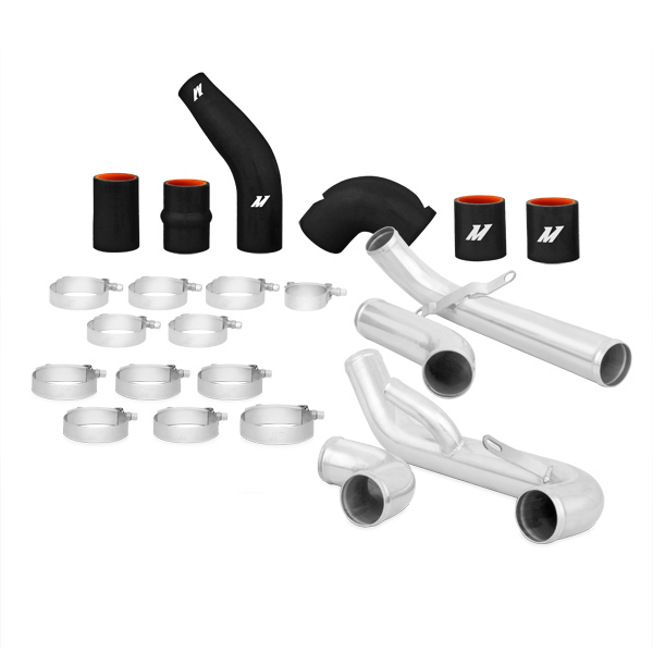 Mishimoto Mitsubishi Lancer Evolution X Intercooler Pipe Kit, 2008-2015, Black Hoses