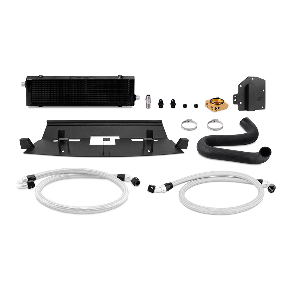 Mishimoto 18-23 Ford Mustang GT RHD Oil Cooler Kit, Black, Thermostatic
