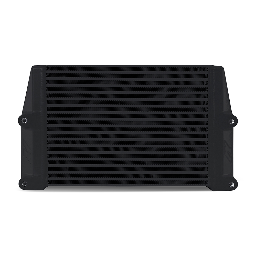 Mishimoto Heavy-Duty Oil Cooler, 10", Same-Side Outlets, Black