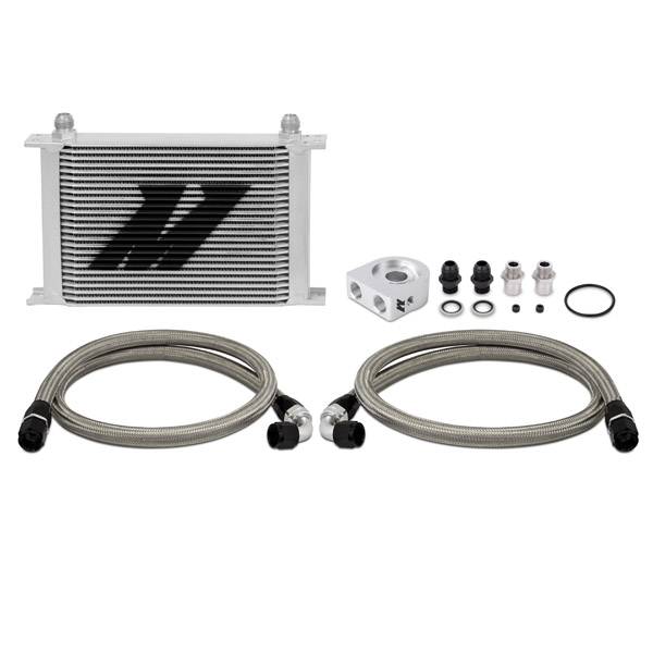 Mishimoto Universal 25 Row Oil Cooler Kit, Silver