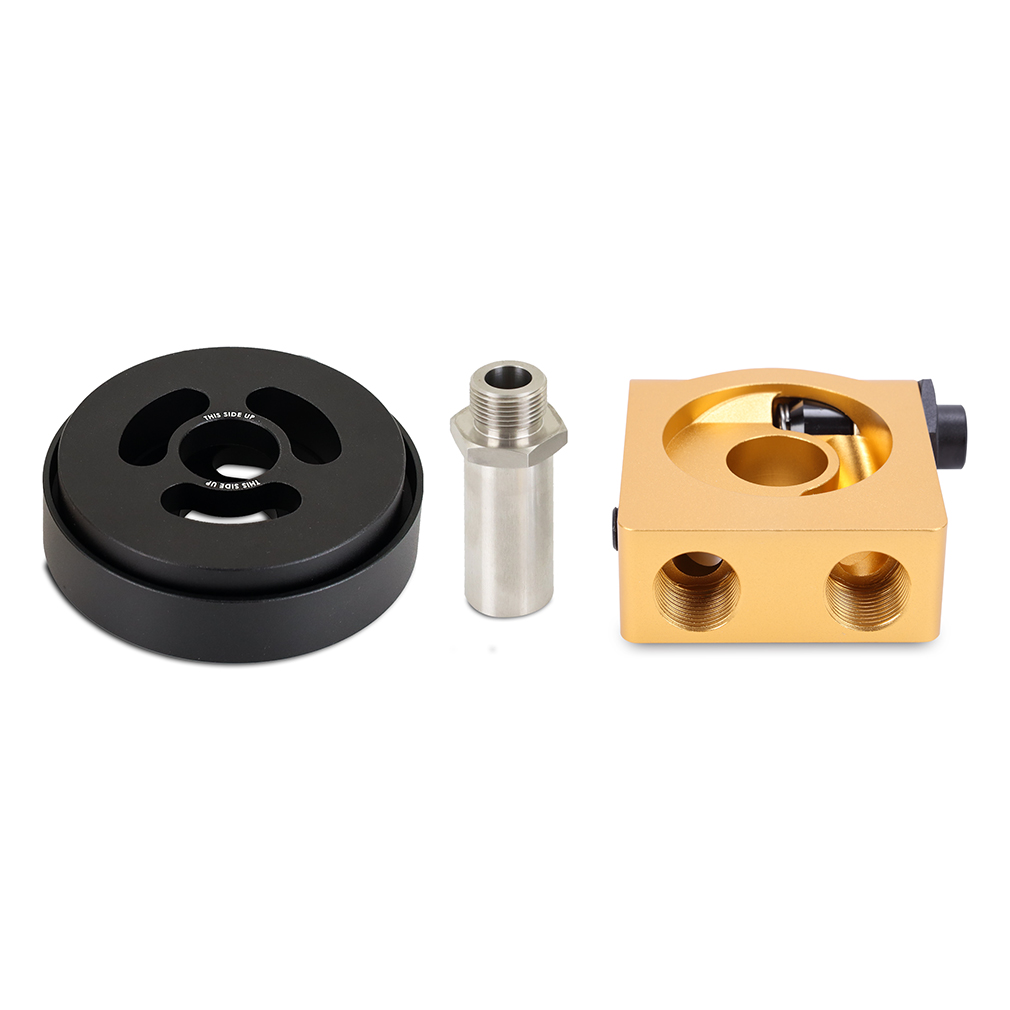 Mishimoto FR-S/BR-Z/GT86 Thermostatic Sandwich Plate and Adapter, Gold