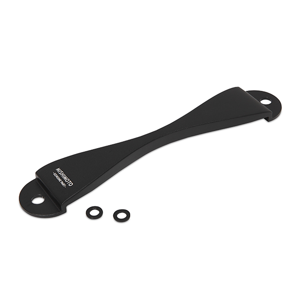 Mishimoto Subaru CNC Battery Tie Down, Black