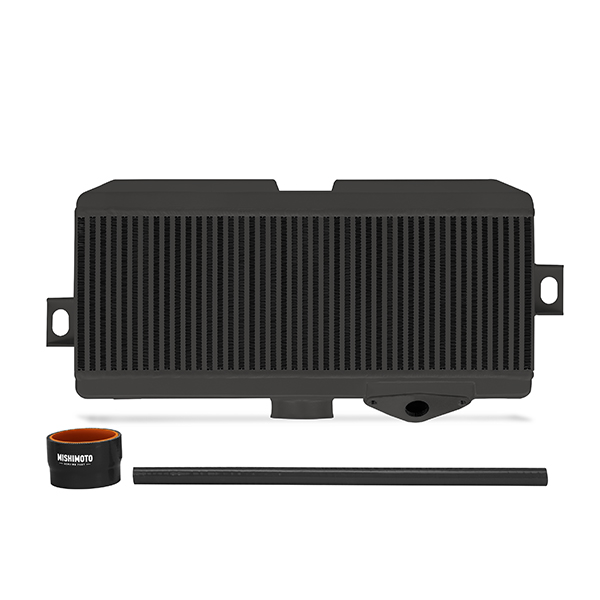 Mishimoto Subaru WRX STI Top Mount Intercooler Kit, 2008-2021, Black w/ Black Hoses