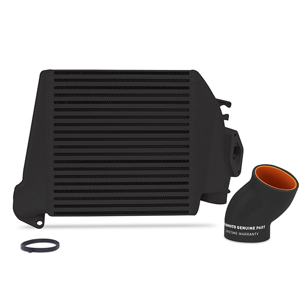 Mishimoto Subaru WRX Top Mount Intercooler Kit, 2008-2014, Black w/ Black Hose