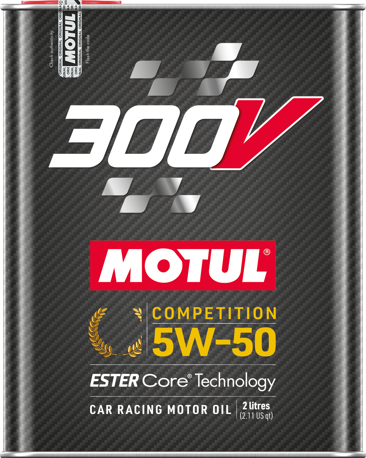 MOTUL 300V COMPETITION 5W-50 2L (METAL TIN)