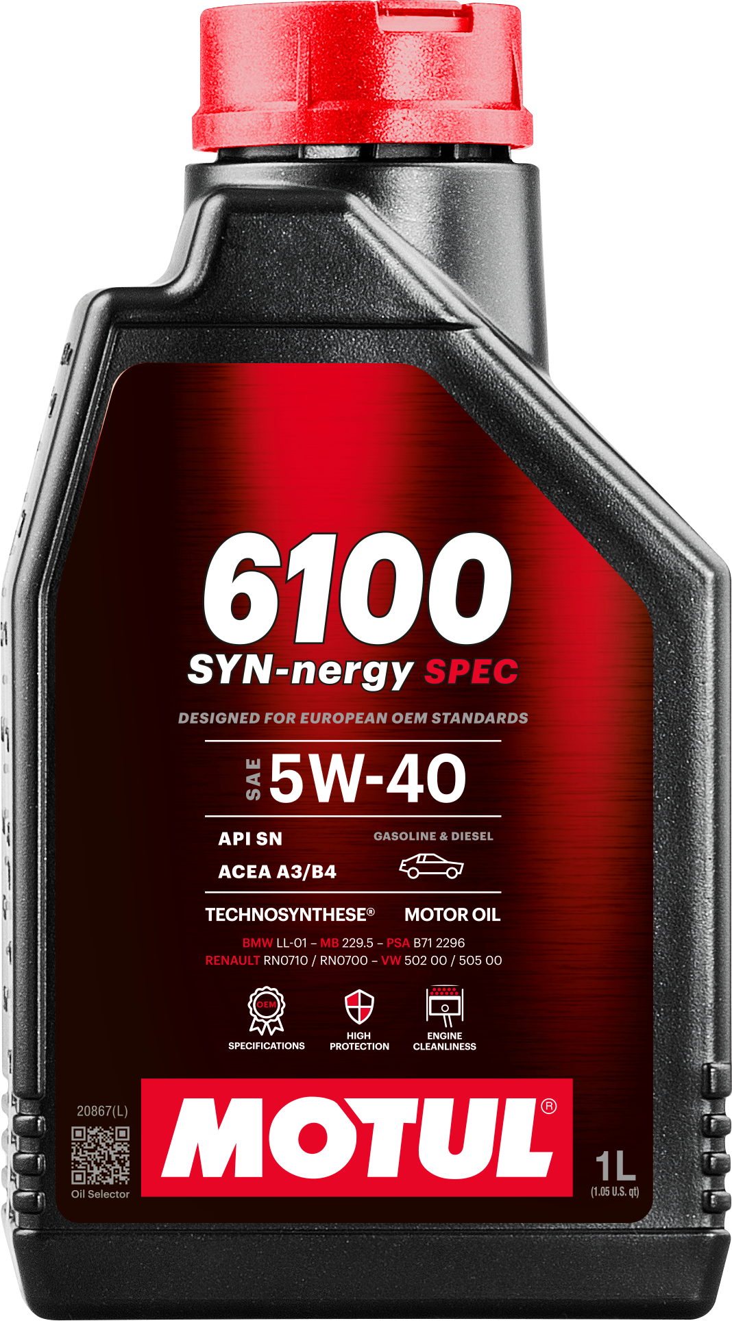 MOTUL 6100 SYN-nergy SPEC 5W-40 IL