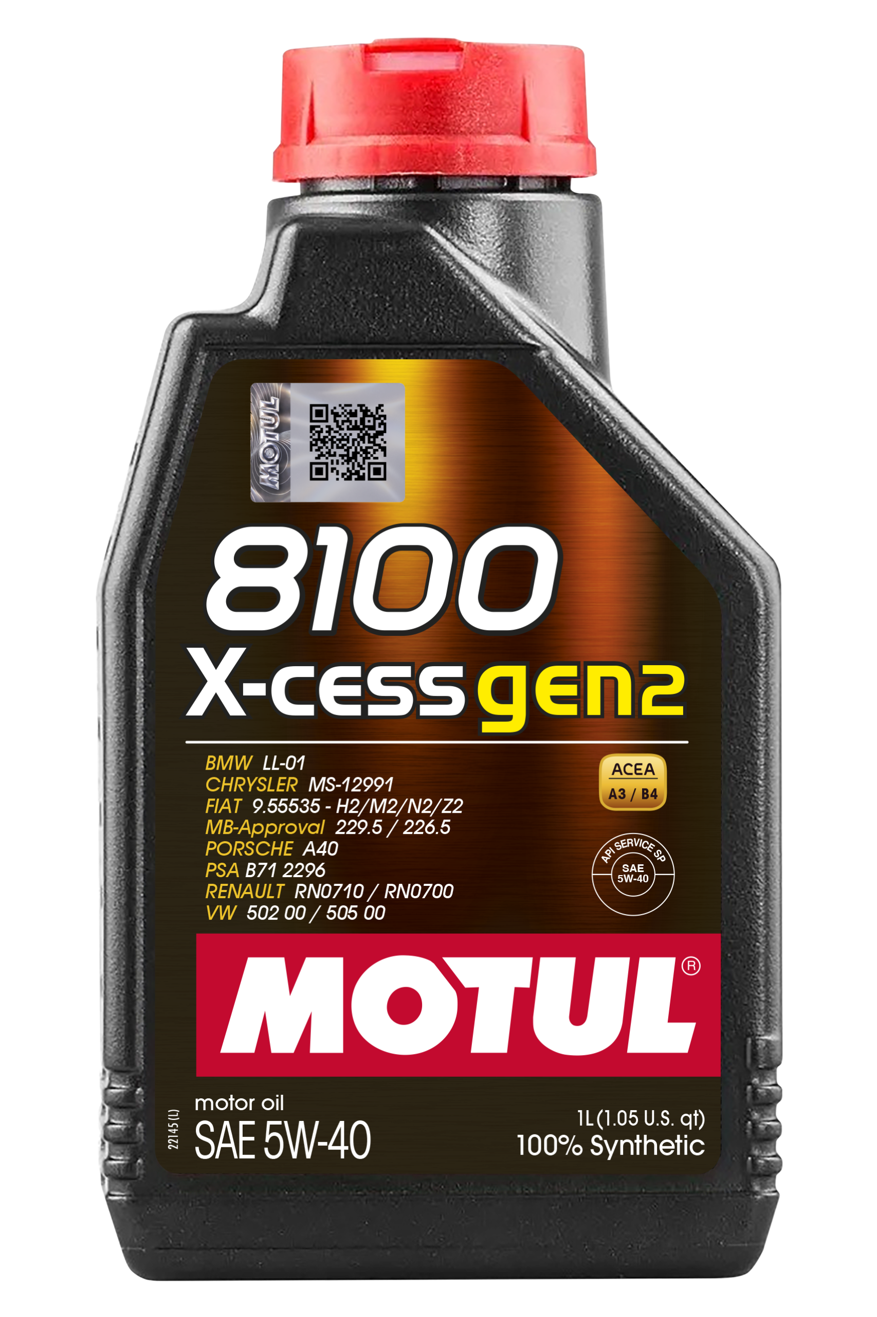 MOTUL 8100 X-CESS GEN2 5W-40 1L