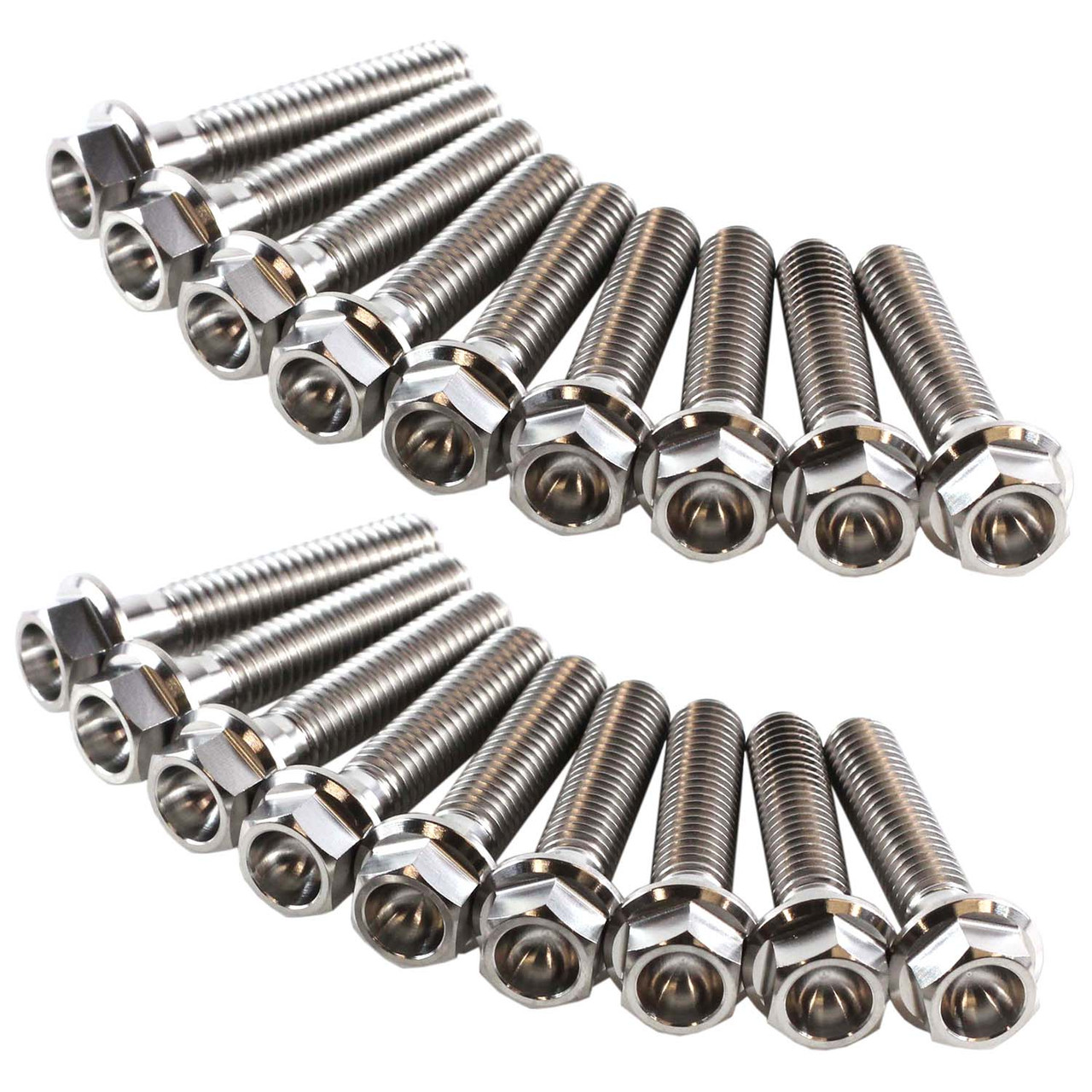Exoracing Titanium Sump Bolt Kit For Honda K20 K24 K-Series